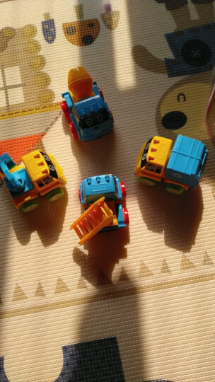 铭塔（MING TA）迷你惯性工程车 儿童玩具回力小汽车 早教益智玩具 晒单图