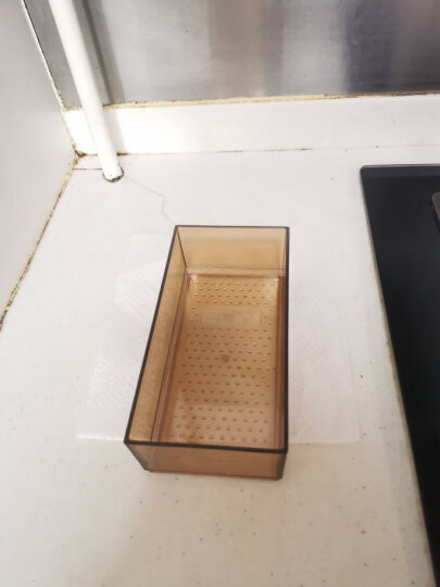 百露日式厨房抽屉收纳盒内置分隔筷子刀叉餐具整理小盒子塑料分格神器 中号 晒单图