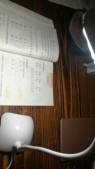 久量(DP)led儿童护眼可充电台灯学生学习卧室床头灯 底座(暖光)创意小夜灯1036 晒单图