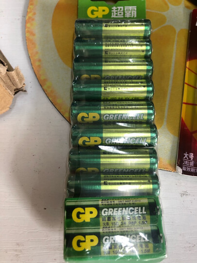 超霸(GP)1号大号碳性电池干电池20粒装 适用于燃气灶/燃气热水器/手电筒等 R20P 晒单图