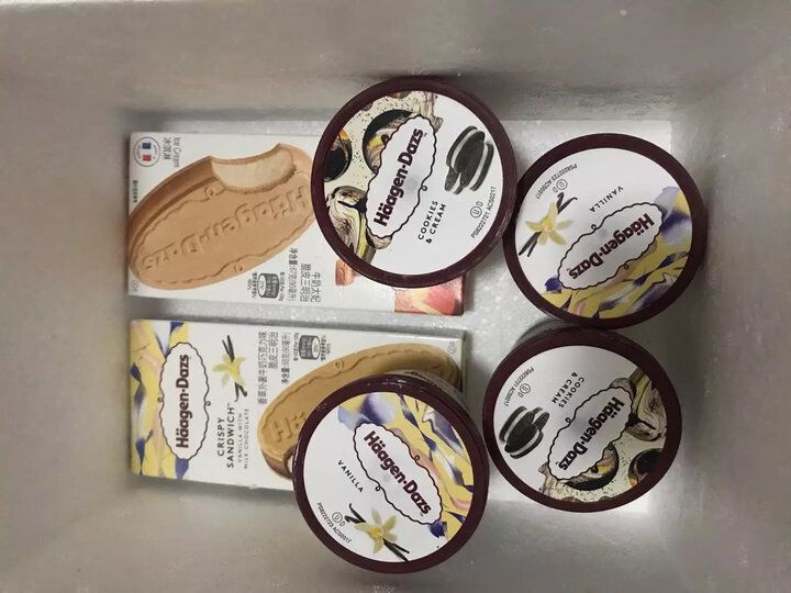 哈根达斯 橙香柚子风味 冰淇淋100ml 晒单图