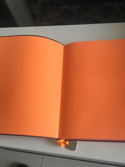信发 TRNFA  TB-C194 彩色时尚进口变色PU记事本高级商务笔记本 软皮面记事薄创意办公文具（橙黄色18K） 晒单图