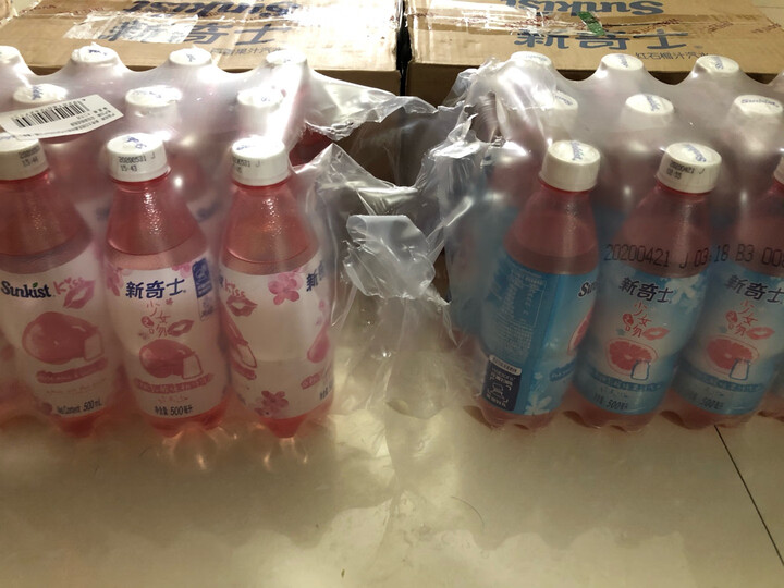 屈臣氏(Watsons)新奇士红石榴汁汽水 碳酸饮料 含果汁的汽水 380ml*15瓶 整箱装 晒单图