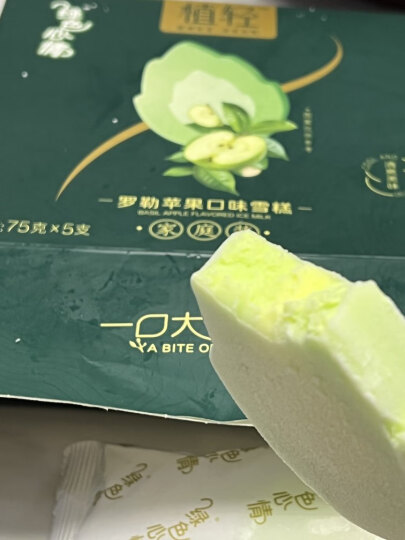 蒙牛绿色心情炼乳红豆加绿豆口味雪糕68g×6支（家庭装）（冰淇淋 冰激凌） 晒单图