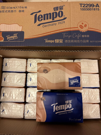 得宝（TEMPO）抽纸儿童系列4层加厚90抽*18包宝宝专用 纸巾 餐巾纸 卫生纸整箱 晒单图