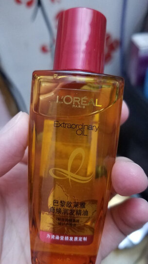 欧莱雅(LOREAL)奇焕润发护发精油100ml( 小金瓶 针对所有发质 免洗 滋养 防毛躁)(新老包装随机发货) 晒单图