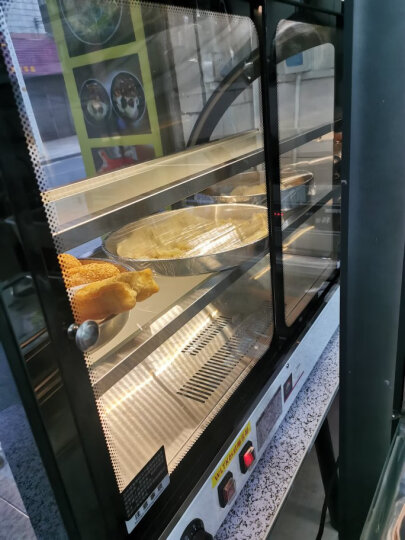 乐创（lecon）保温柜商用加热展示柜蛋挞汉堡炸鸡熟食面包食品板栗台式保温箱 1.2米前后开门 晒单图