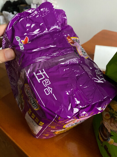 统一 方便面 老坛酸菜牛肉味面 五连包 晒单图