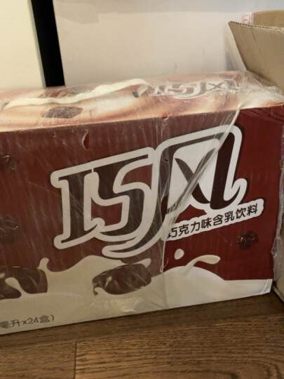 光明 巧风巧克力味含乳饮料250ml*24盒 晒单图