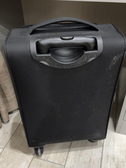 美旅箱包（AmericanTourister）经典简约商务防泼水万向轮密码锁行李箱软箱21英寸大容量26B黑色 晒单图