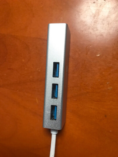 毕亚兹 USB3.0分线器转网口有线网卡 免驱动RJ45转换器扩展坞  苹果mac华为电脑拓展坞集线器HUB转接头延长线 晒单图