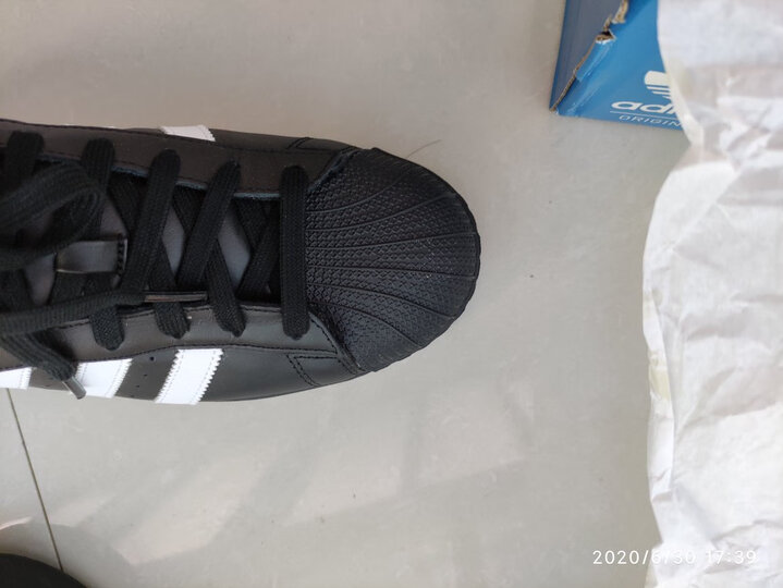 阿迪达斯官网adidas 三叶草SUPERSTAR FOUNDATION男女鞋经典运动鞋B27140 如图 41 晒单图