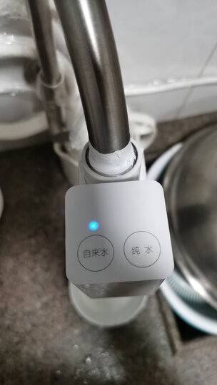 米家 小米净水器家用净水机 400G厨上增强版 RO反渗透 4重过滤直饮 双出水龙头 免安装 米家APP智能互联 晒单图