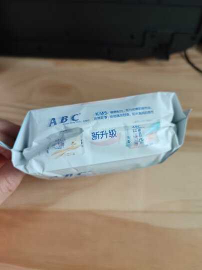 ABC卫生巾 日用卫生巾KMS棉柔0.1cm轻透薄240mm*18片(KMS健康配方) 晒单图