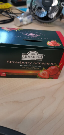 阿联酋进口 亚曼（AHMADTEA） 精选果茶40g/盒 苹果水蜜桃百香果草莓柠檬香柠水果调味红茶 晒单图