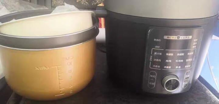 美的(Midea)智能电压力锅高压锅5L家用多功能双胆智能预约收汁入味大火力压力锅50A1P(3-6人食用) 晒单图
