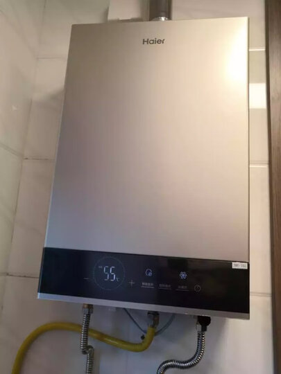海尔(Haier)12升水气双调精控恒温燃气热水器智能变升随温感四重净化灭菌水箱JSQ24-12WD3(12T)天然气 晒单图