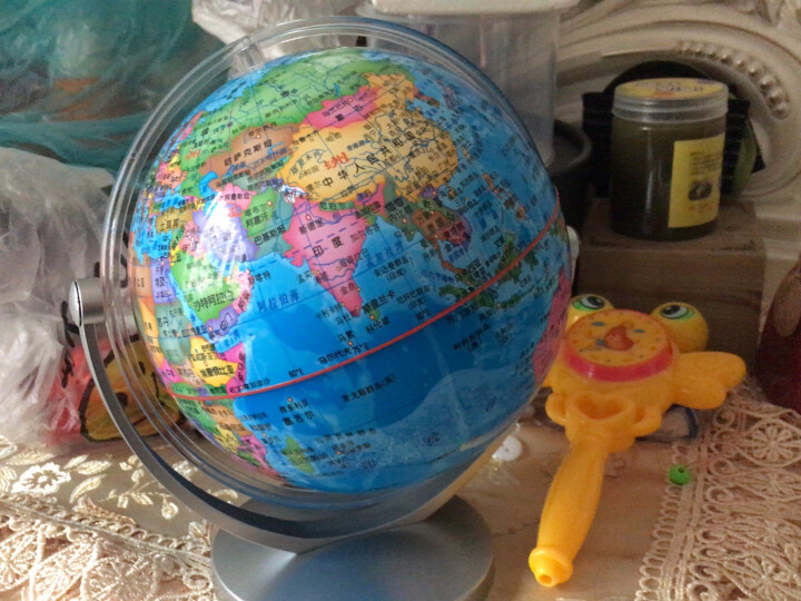 三格田（SANGTY） 教学地球仪20C地球仪高清国标学生教学地球仪摆件720度万向旋转 15cm（儿童)万向地球仪 晒单图