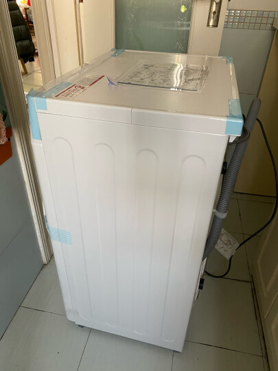 LG 7公斤直驱变频滚筒洗衣机 44CM超薄 智能手洗模式 高温洗涤  白色 WD-HH2431D 晒单图