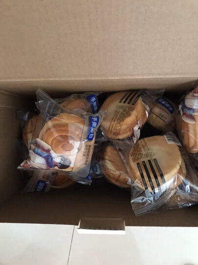 三只松鼠手撕面包 饼干蛋糕点心糕点零食酵母面包代餐早餐口袋软面包礼盒 1000g/盒 晒单图