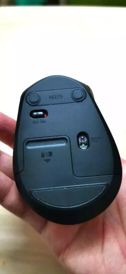 罗技（Logitech）M275鼠标 无线鼠标 办公鼠标 右手鼠标 黑色 带无线2.4G接收器 晒单图