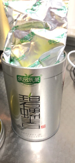 乐品乐茶 碧螺春绿茶2020新茶 茶叶特级苏州散装明前春茶云雾嫩芽250g(125g*2罐) 晒单图