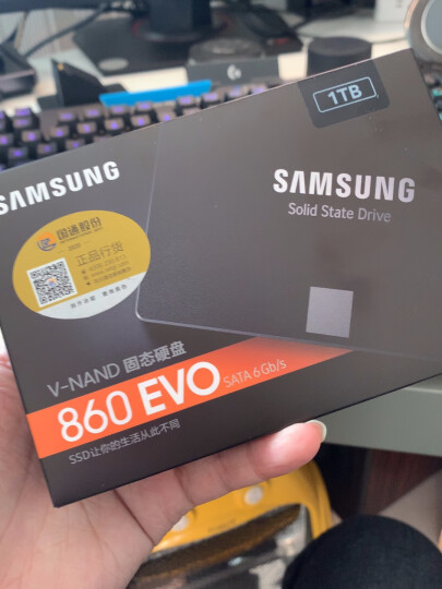 三星（SAMSUNG）2TB SSD固态硬盘 SATA3.0接口 860 EVO（MZ-76E2T0B） 晒单图