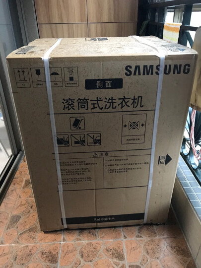 三星（SAMSUNG）8公斤超薄滚筒洗衣机全自动 安心添 泡泡净洗 WW80K5210VS/SC 银 晒单图