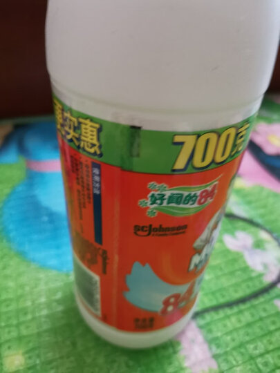 威猛先生 金装 84 消毒液 清新花香 700g*3瓶 除菌液 消毒水 漂白水 马桶消毒(新老包装随机发货) 晒单图