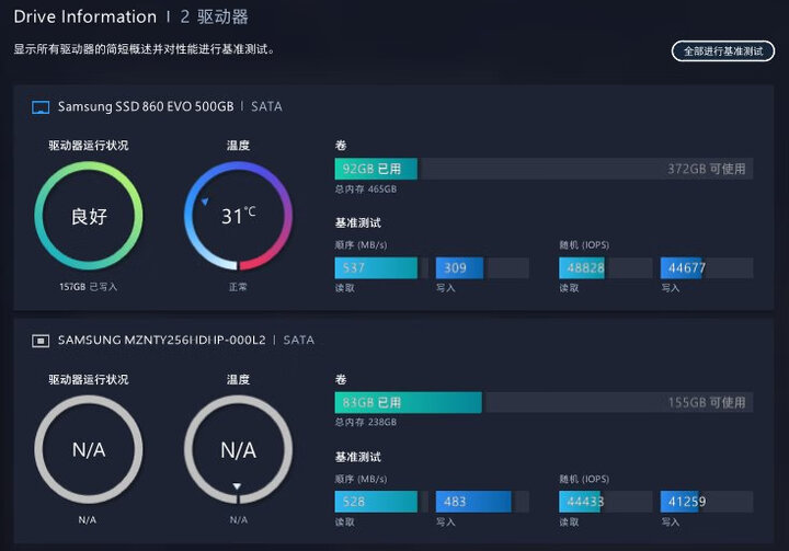三星(SAMSUNG)250GB SSD固态硬盘 SATA3.0接口 860 EVO(MZ-76E250B) 晒单图