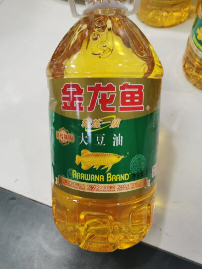 金龙鱼 食用油 非转基因 压榨 东北风味 浓香笨榨熟豆油 5L 晒单图