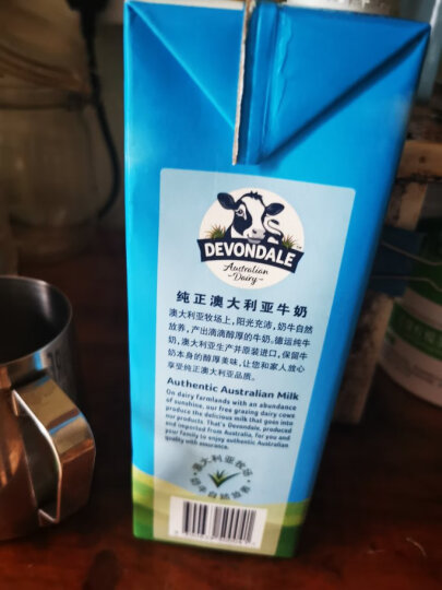 德运（Devondale）澳大利亚原装进口 全脂纯牛奶 早餐纯牛奶 1L*10盒/箱装 晒单图