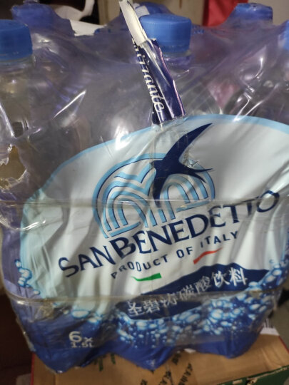 意大利进口 圣碧涛（San Benedetto） 饮用天然水 500ml*6 （新老包装交替） 晒单图