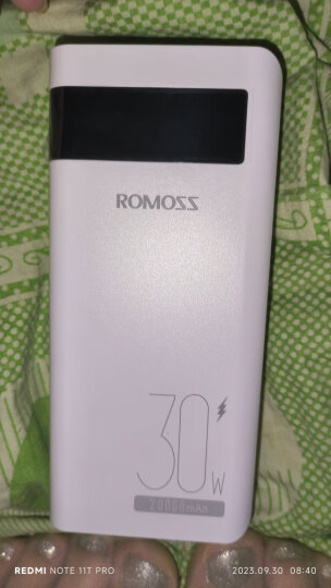 罗马仕（ROMOSS）sense6加量版20000毫安时大容量充电宝手机平板移动电源2双输出适用于苹果小米华为oppo白色 晒单图