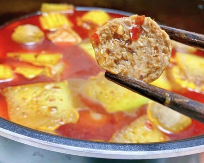 喜得佳深海墨鱼丸250g 火锅食材 潮汕手打鱼丸子丸料鱼饼关东煮麻辣烫 晒单图