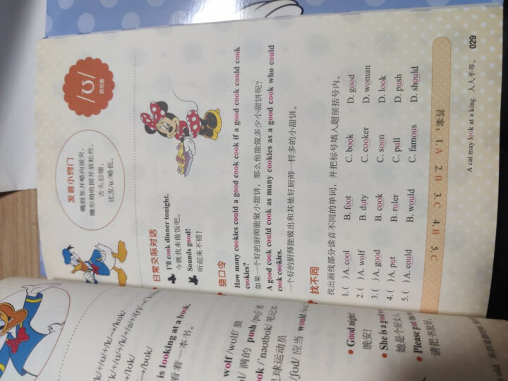迪士尼小学英语语法+音标（赠疯狂动物城错题本 套装共3册） 晒单图