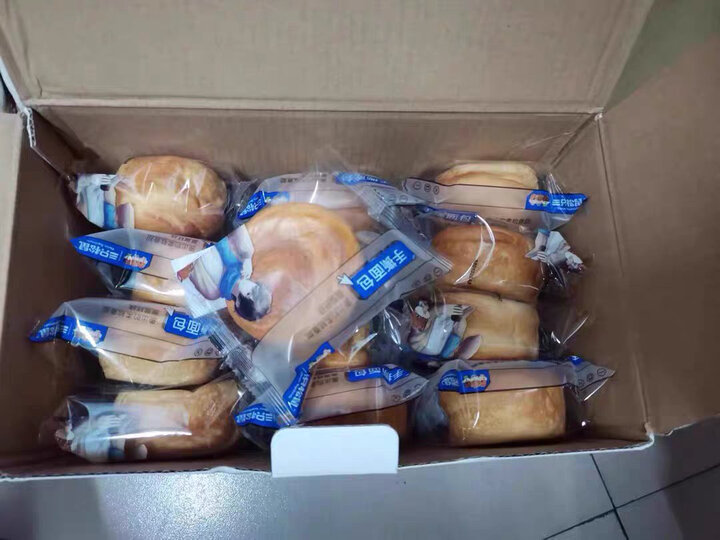 三只松鼠手撕面包 饼干蛋糕点心糕点零食酵母面包代餐早餐口袋软面包礼盒 1000g/盒 晒单图