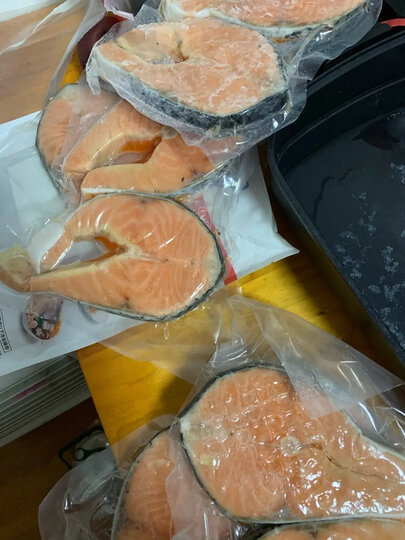 美威 轮切三文鱼排(大西洋鲑)400g/2-3片或5片 含Ω3 BAP认证 生鲜 海鲜水产 核酸已检测 晒单图