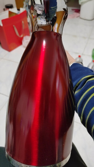 美厨（maxcook）保温壶 304不锈钢真空热水壶保温瓶暖壶开水瓶2.0L酒红色MCH-056 晒单图