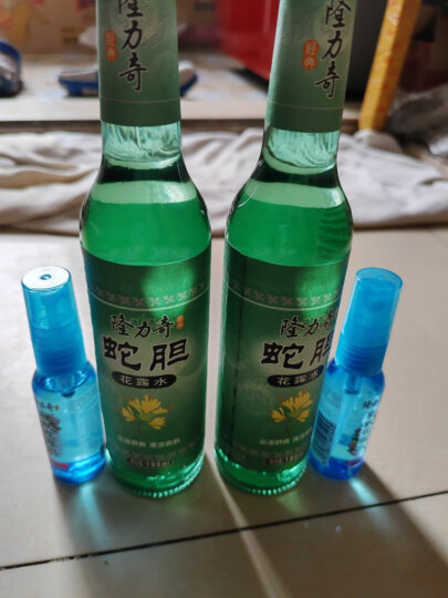 隆力奇蛇胆花露水经典玻璃瓶清凉止痒花露水195ml 晒单图