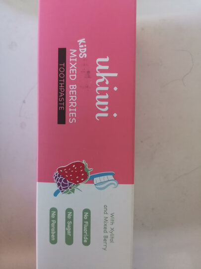 纽西小精灵(ukiwi)10个月-12岁儿童蜂蜜牙膏 50g (低泡木糖醇不添加氟不怕吞咽) 晒单图