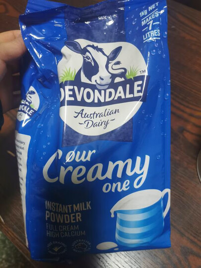 德运 (Devondale) 澳大利亚原装进口调制乳奶粉 全脂成人奶粉1kg 袋装 晒单图