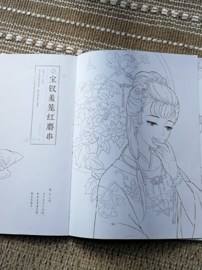 思美人 醉花颜：唯美古风涂色线描集 晒单图