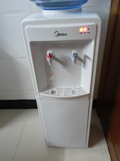 美的（Midea）饮水机家用桶装水立式办公室温热型多重防干烧大储物柜饮水器MYR718S-X 晒单图