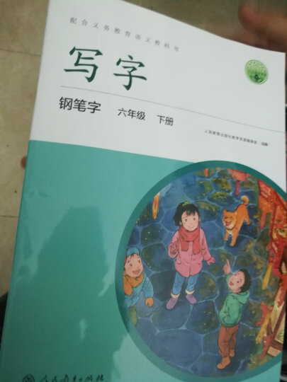 人教版 写字教材（钢笔字）六年级下册语文书同步字帖 晒单图