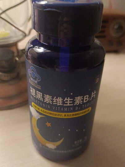 修正褪黑素维生素B6片 成人失眠中老年改善睡眠产品一同使用 1瓶*60粒 晒单图