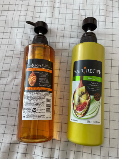 Hair Recipe 发之食谱 日本进口 奇异果护发素 530g/瓶无硅油水果去油控油滋养男女洗护搭配 晒单图
