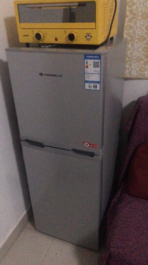 上菱 137升 双门小冰箱 家用租房迷你小型电冰箱 静音节能省电 BCD-137C 晒单图