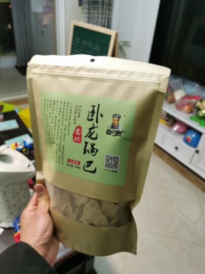 卧龙手工锅巴老灶锅巴襄阳特产休闲零食麻辣味 400g/袋 晒单图