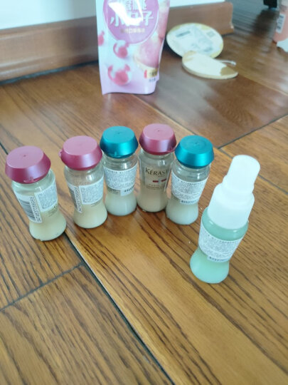 卡诗（KERASTASE） 活力胶结物精华液精粹液急救发芯强韧滋养护理染烫发脆弱受损发 琉彩臻护精华液 12ml*10支 晒单图